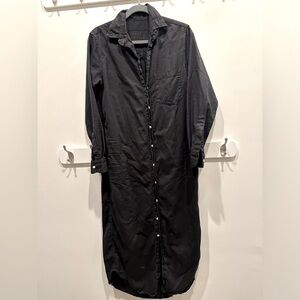 Frank & Eileen Rory Maxi Dress in Black Denim